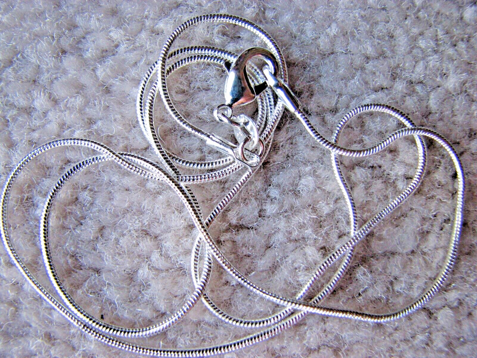 Sterling Silver .925 5 Different Length Chains 16 18 20 22 24″
