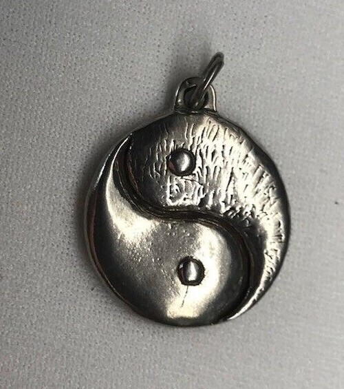 Yin Yang pendant 925 symbol balance between two opposites male & female by JKL