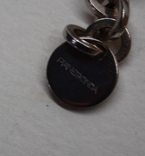 HTF! Pianegonda Sterling Silver “Love Sick” 5 Heart Chain Link Necklace [044GRA]