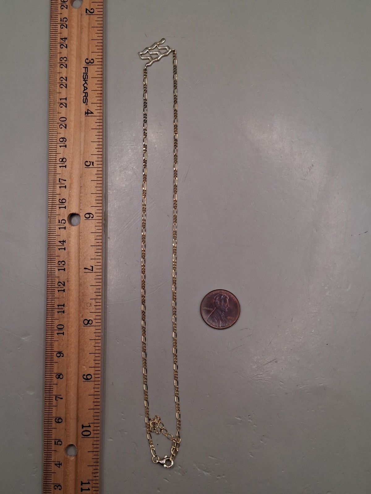 Sterling Silver 222 Angel Number Y Drop Pendant Chain Link Necklace