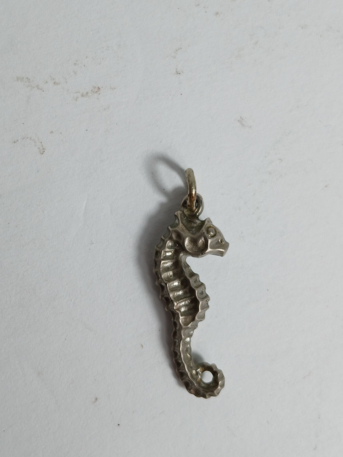 Vintage 925 Sterling Silver Seahorse Pendant Fish Ocean Marine Animals