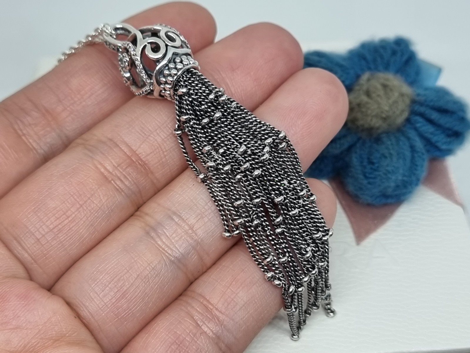 NEW Genuine Pandora Spring 2018 Enchanted Tassel Pendant Necklace 70cm 💕 BOXED