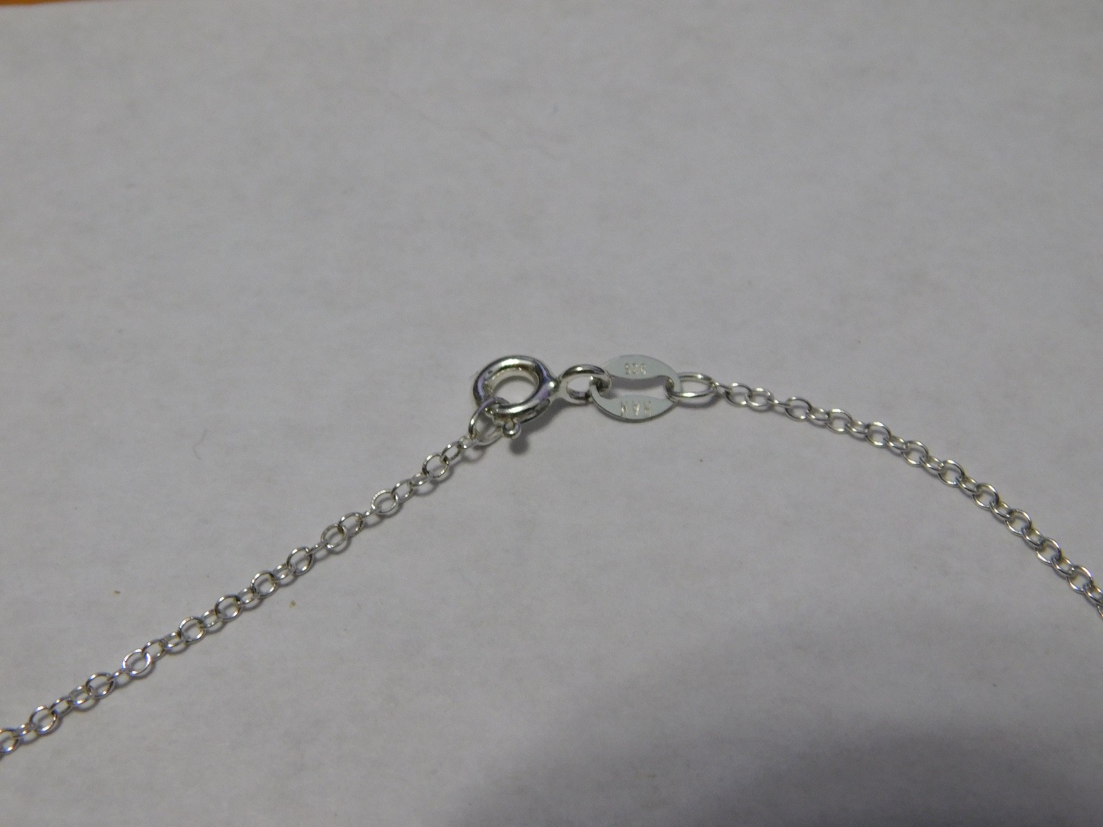 Unbranded Dainty Sterling Silver 925 HAN Chain Necklace 18″ Pre-owned
