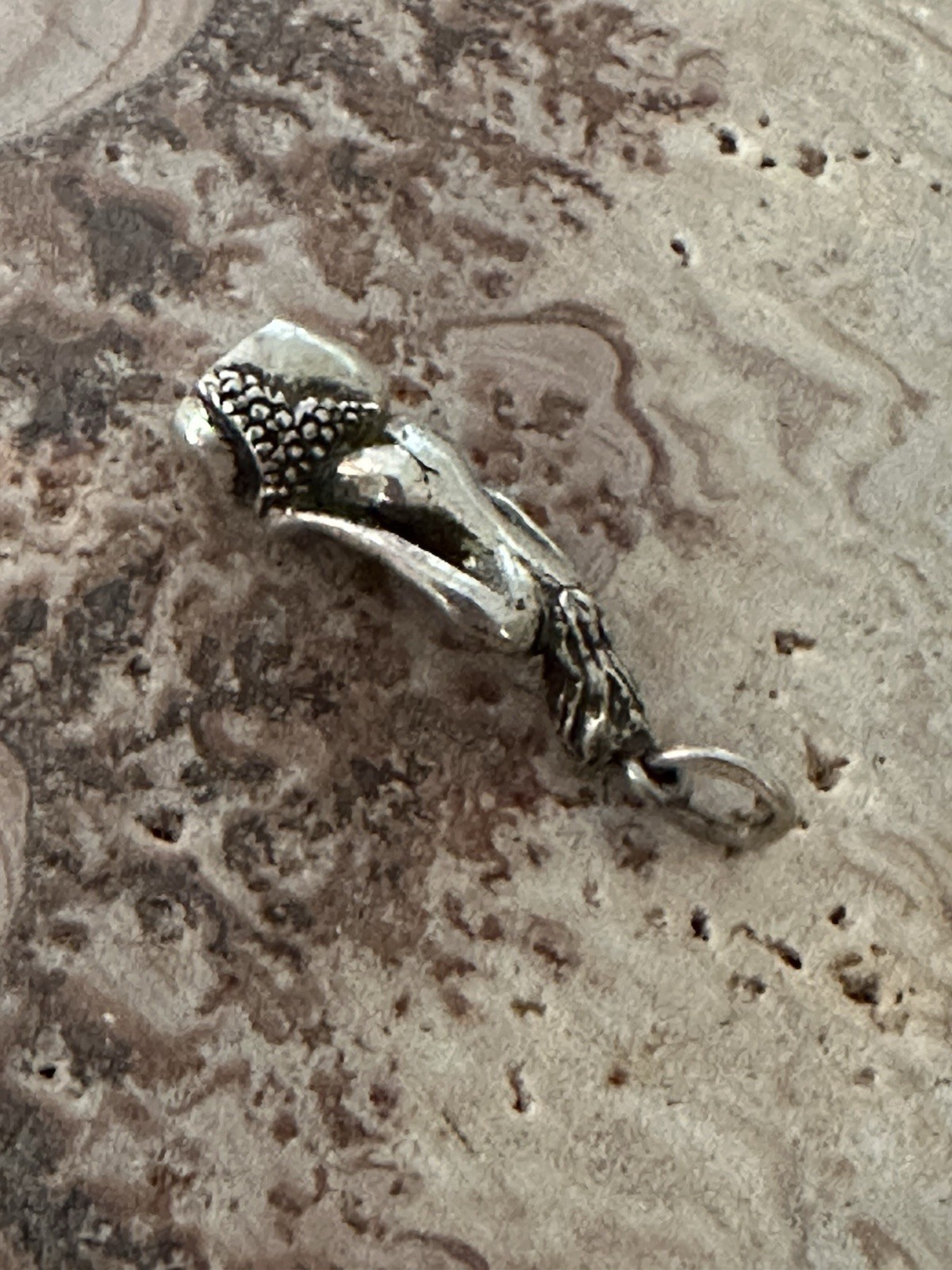 Vintage Sterling Silver Mermaid Lady Charm Pendant Sea Ocean Beach Fun