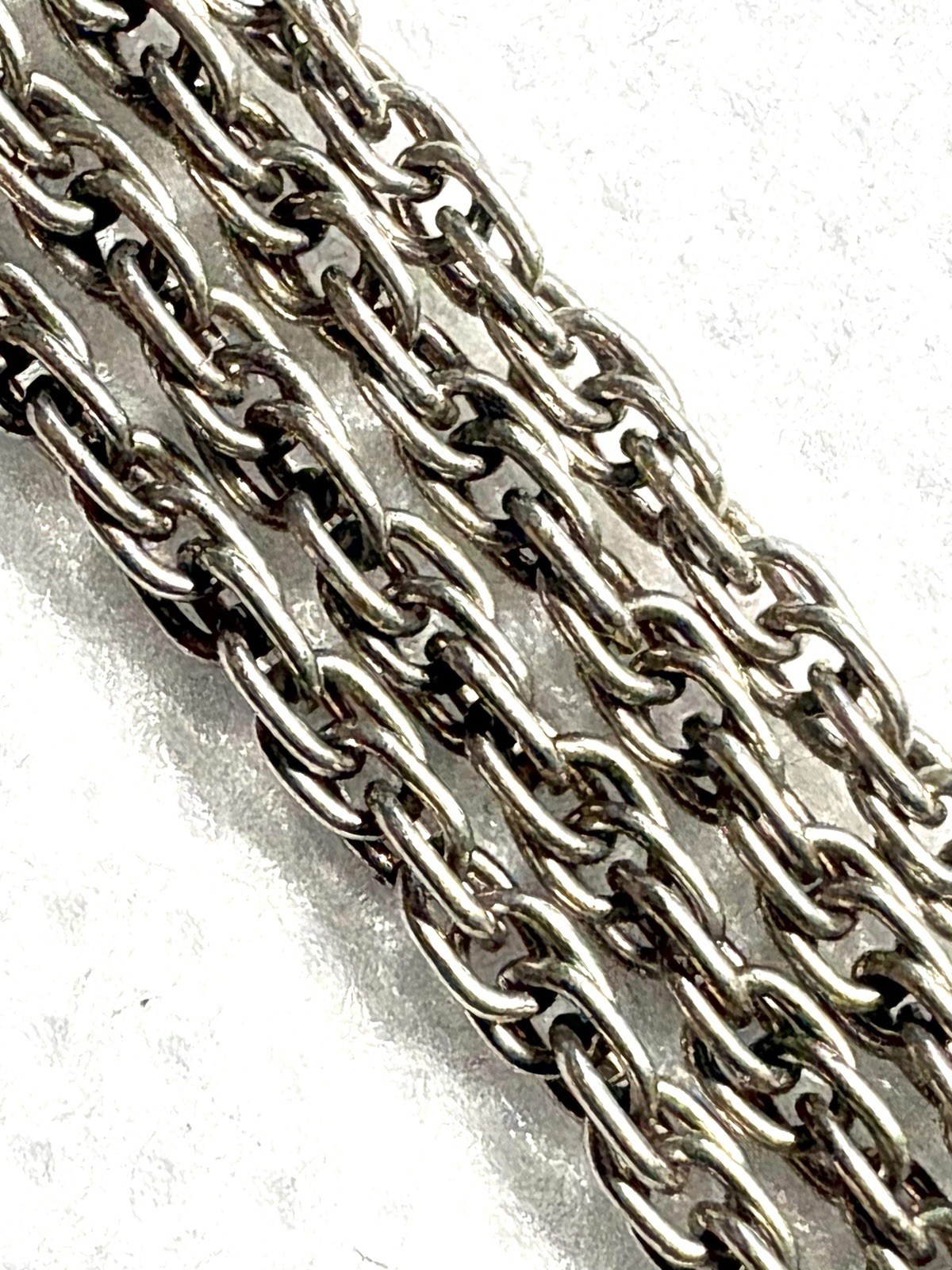 K61 FBM Germany 835 Silver Twisted Rope Chain Necklace 23”x2.5mm F.Binder (925)
