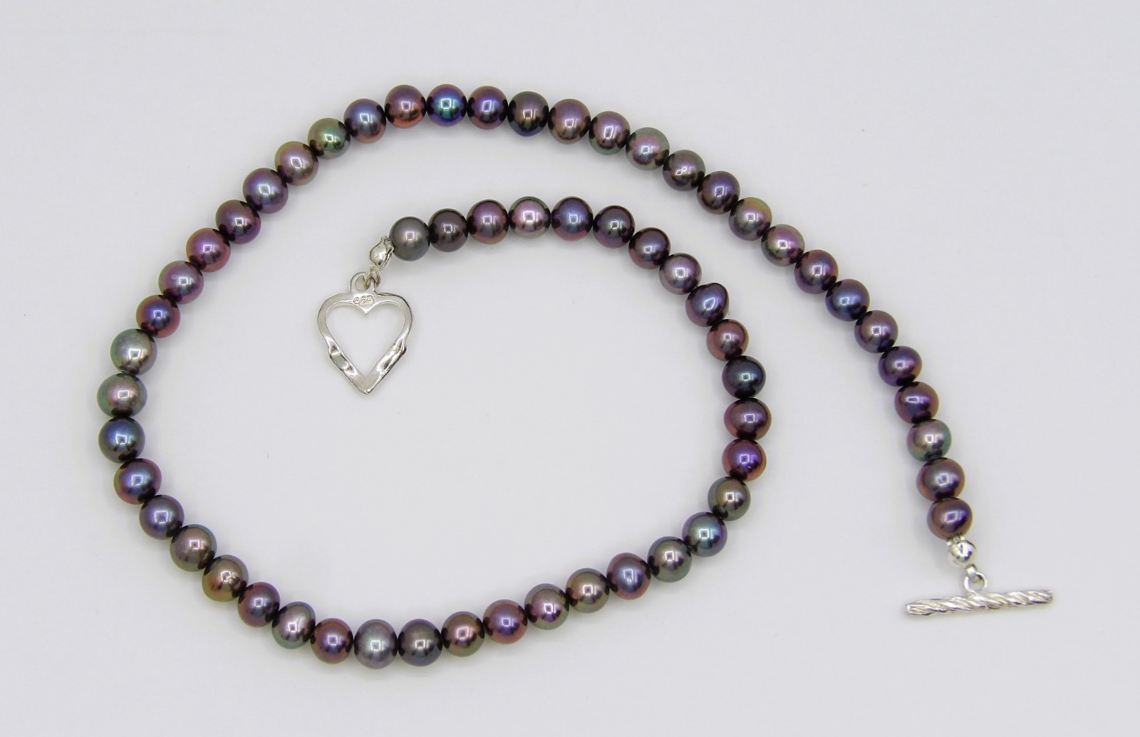 14 inches Long HQ Dark Potato Genuine Freshwater Pearl Necklace Jewelry NK898