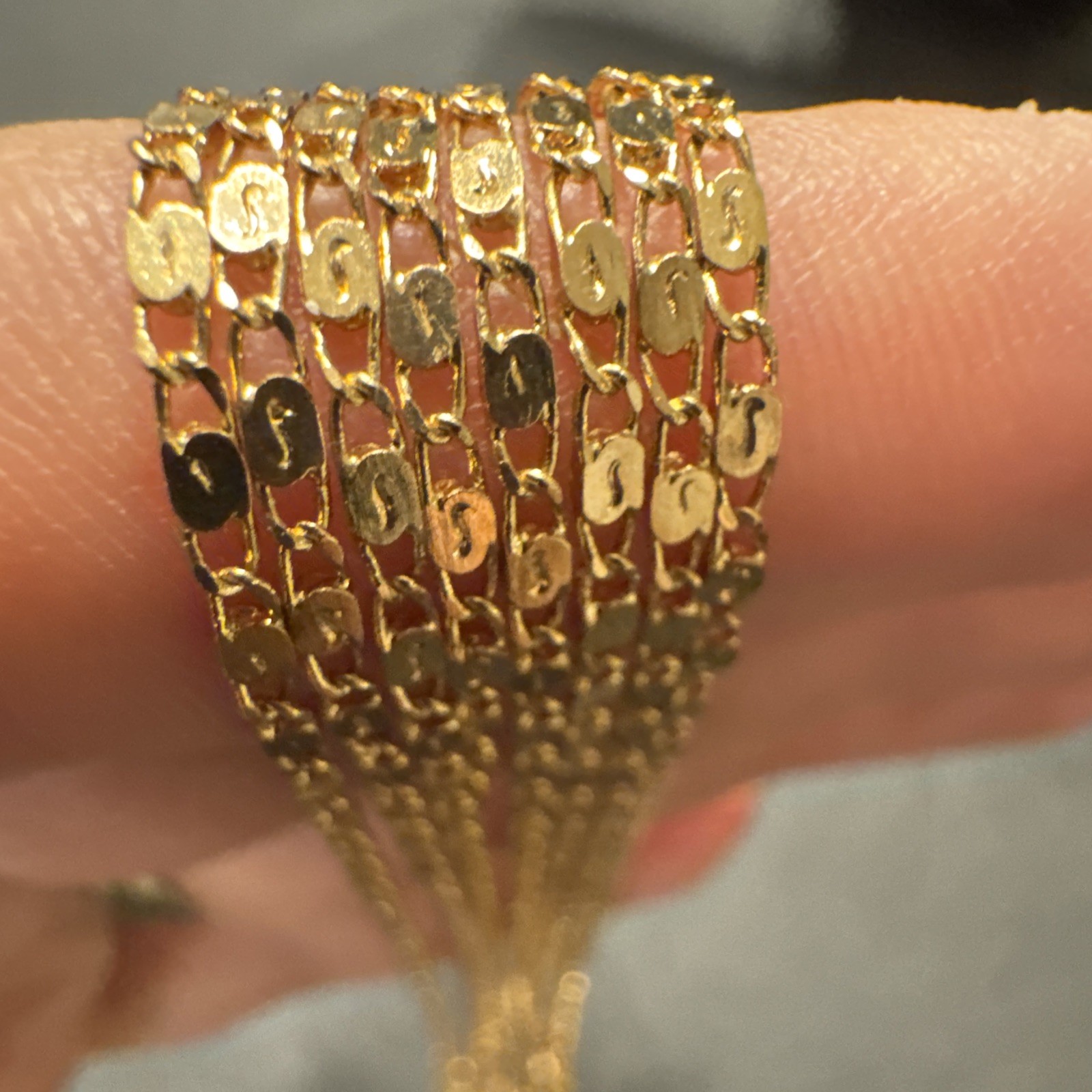 Yellow Gold Plated Necklace 80” Long Yes It’s Long, 10.268 Grams