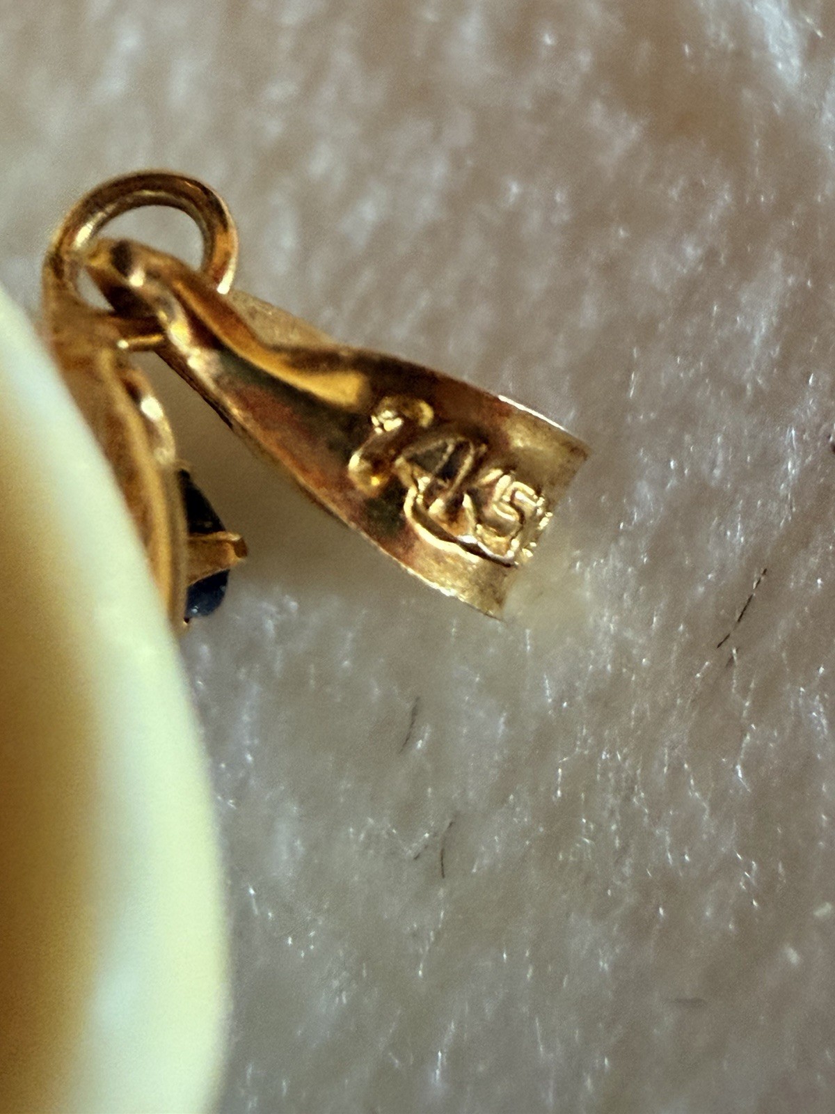 Unusual Carved Elephant Pendant, 14 Kt Gold, Ruby And Emeralds