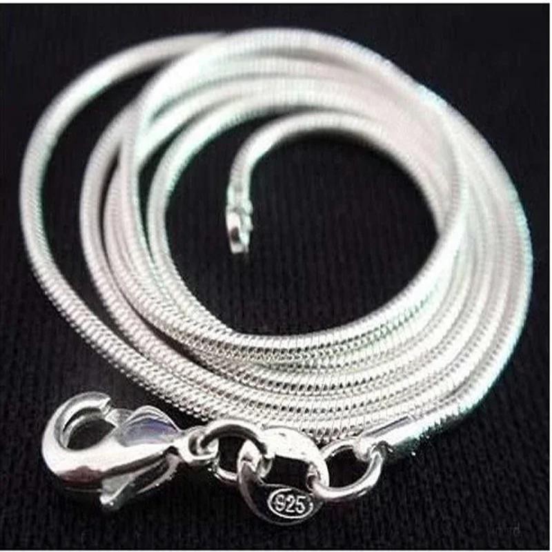 5PCS LOT Wholesale 925 Sterling Silver 16/18/20/22/24/26/28/30 Inch 1mm