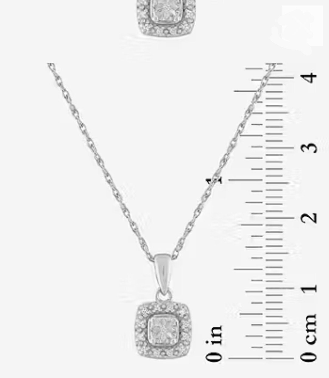 Yes, Please! Mined White Diamond Sterling Silver Cushion 2-pc. Jewelry Set