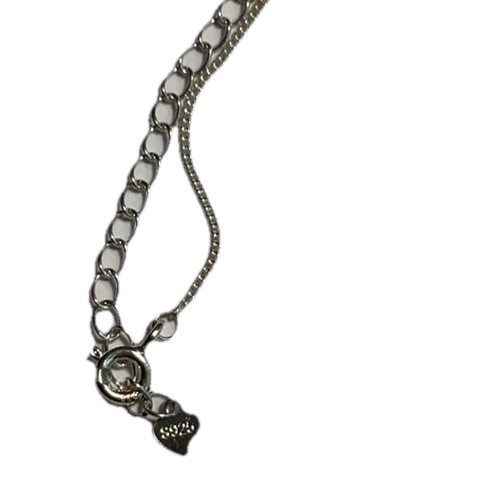 Sterling Silver S925 Freshwater Pearl Necklace/Very Good Cond/Spring Ring Clasp