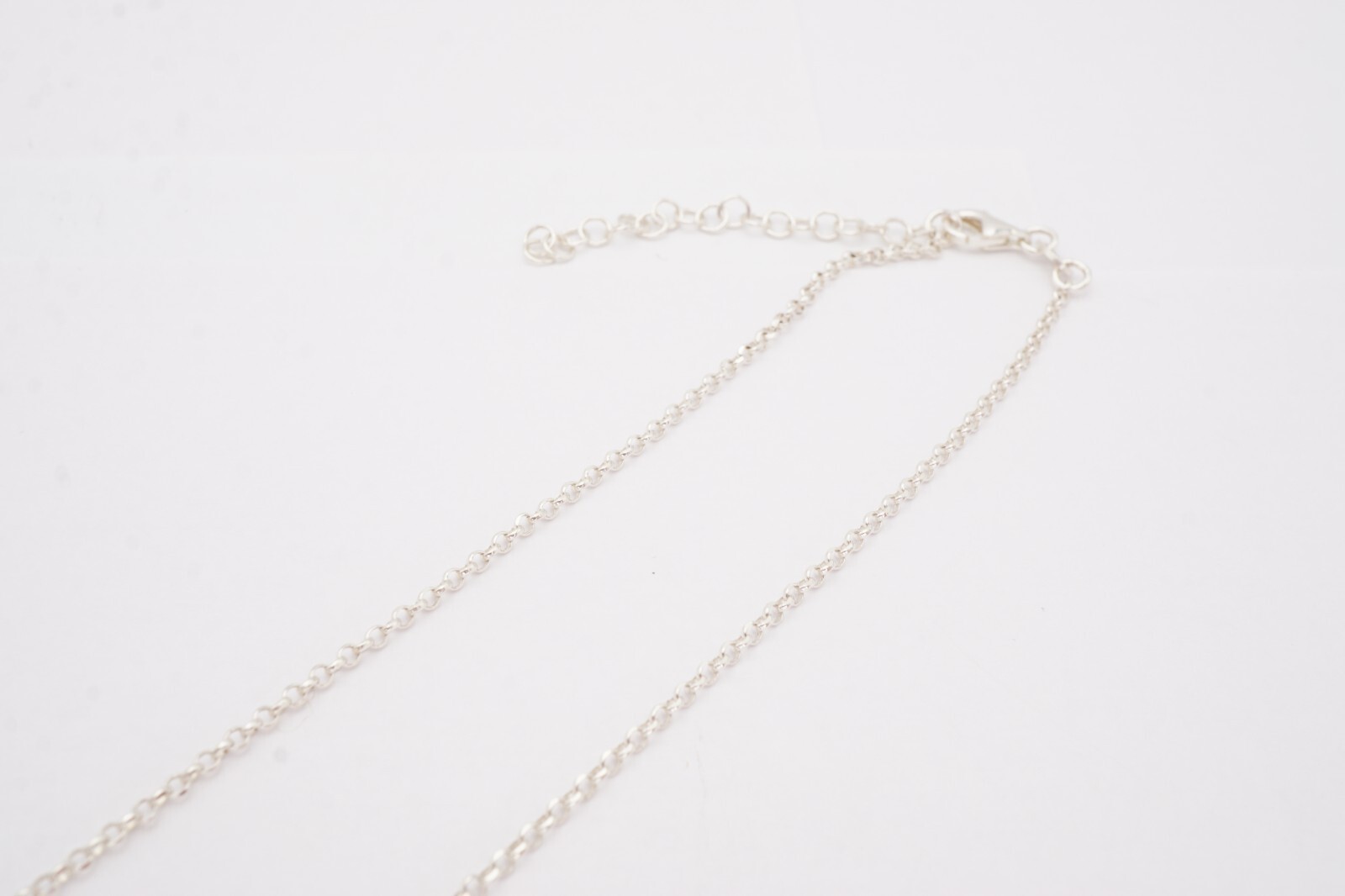 Sterling Silver 925 Necklace 20″ Oval Link Italy