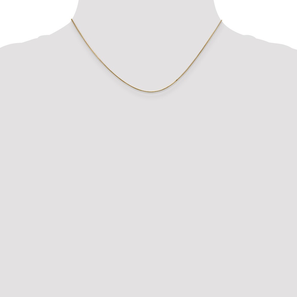 14k Yellow Gold 0.65mm Snake Chain Necklace 16″ with Lobster Clasp 1.89g