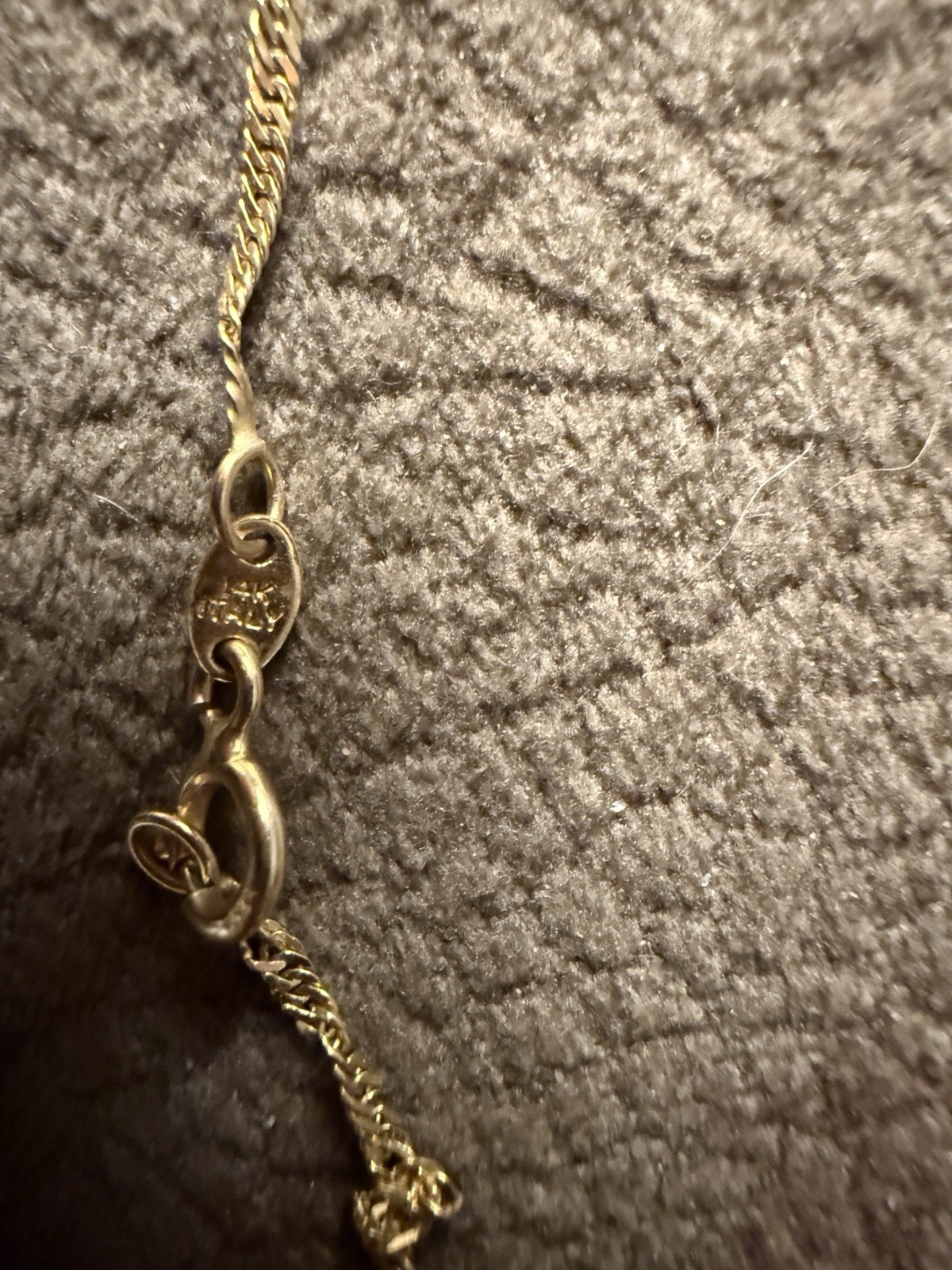 Vintage Roberto Coin 14K Gold Bead Station Necklace 18” Italy QVC Chain 2.2 Gram