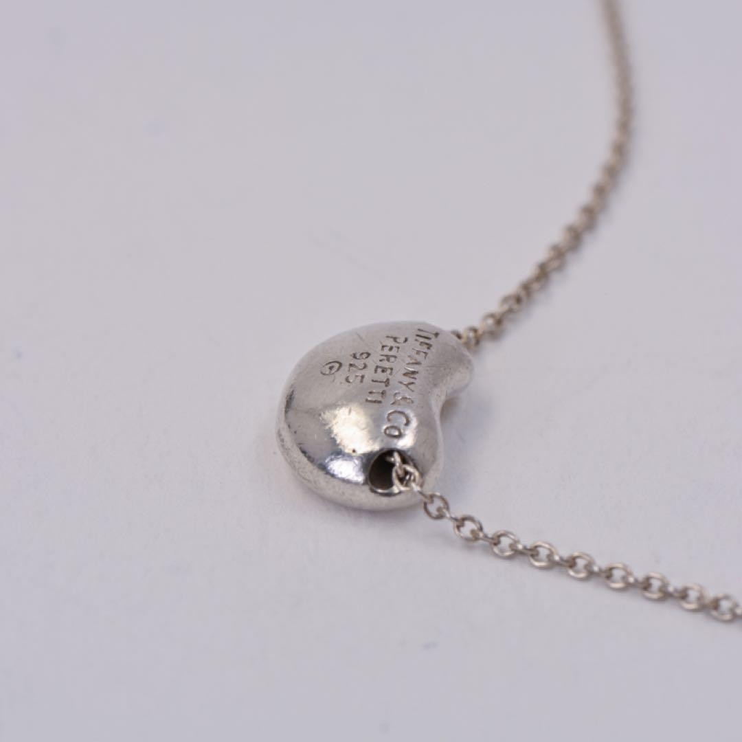 Tiffany & Co. Beans Necklace Silver 925 Unisex BC Bean Pendant
