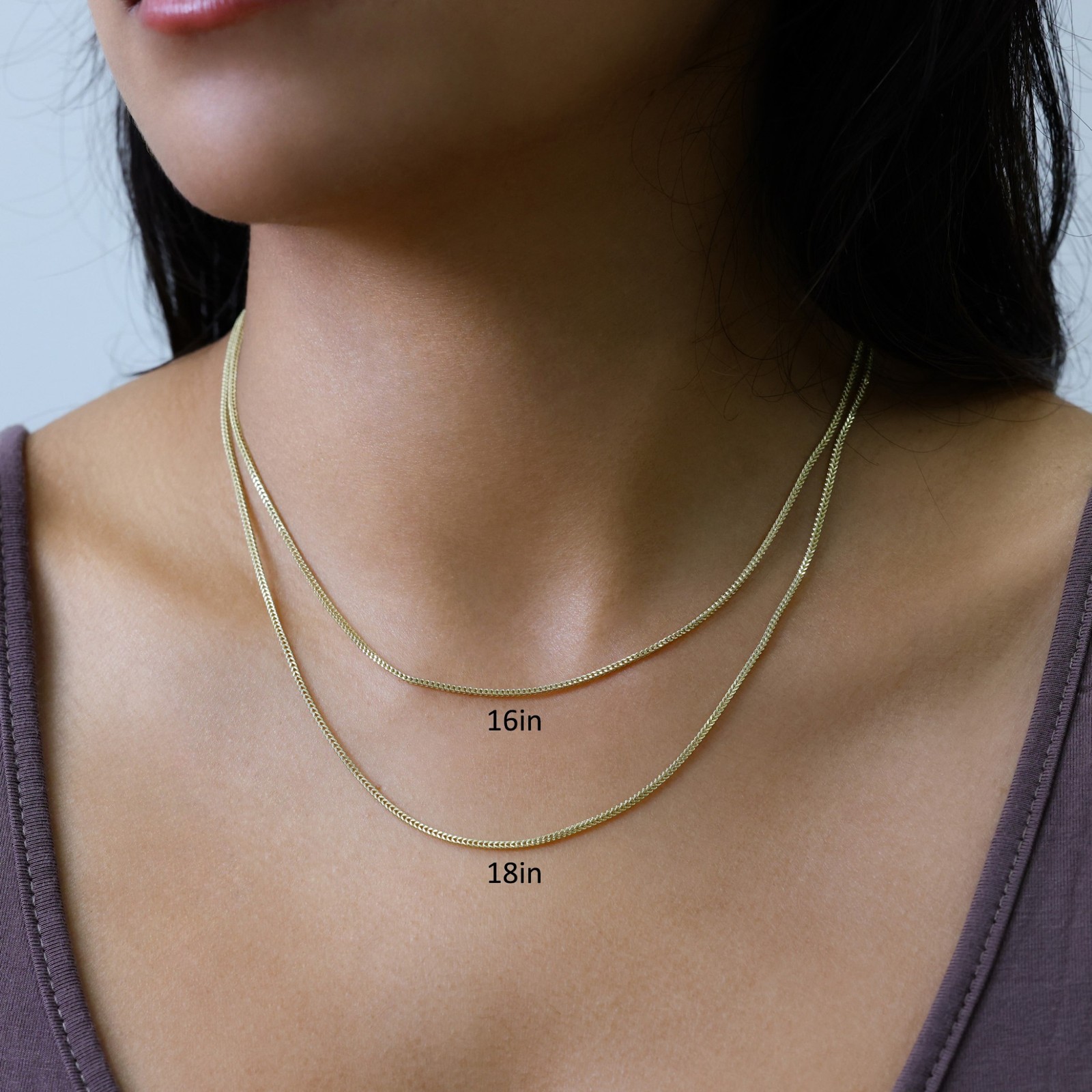 10K Yellow Gold 1.5mm Foxtail Wheat Box Franco Necklace Chain Mens Womens 20″