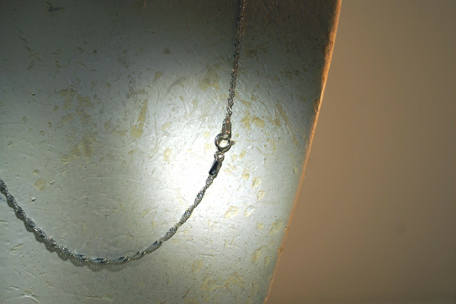 1.5MM SOLID 14K WHITE GOLD DIAMOND CUT SINGAPORE CHAIN NECKLACE 16-24″ 1.7-2.5GR