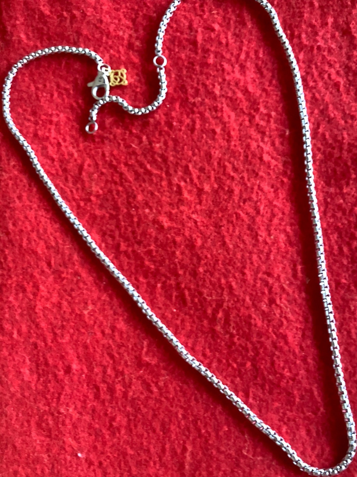 DAVID YURMAN Men’s 2.7mm Box Chain Necklace 20″/22″ Adj w/14k Tag