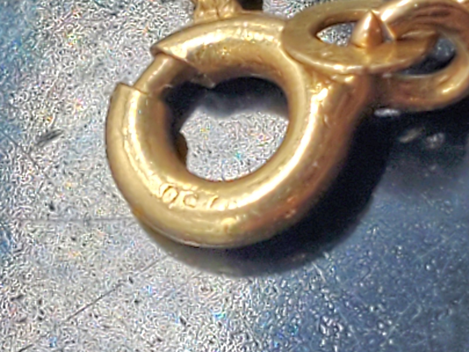 750 18K SOLID YELLOW GOLD .8mm Wheat Spiga Espiga Chain Necklace 23.5″ 2.1g