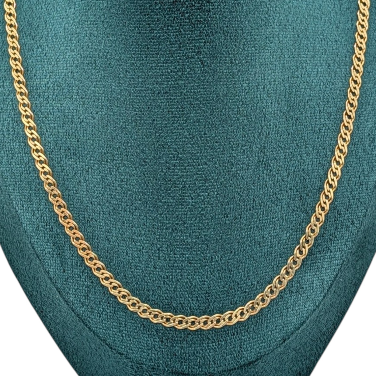 14K Gold Nona Chain Necklace 13.45g 52cm Yellow Gold