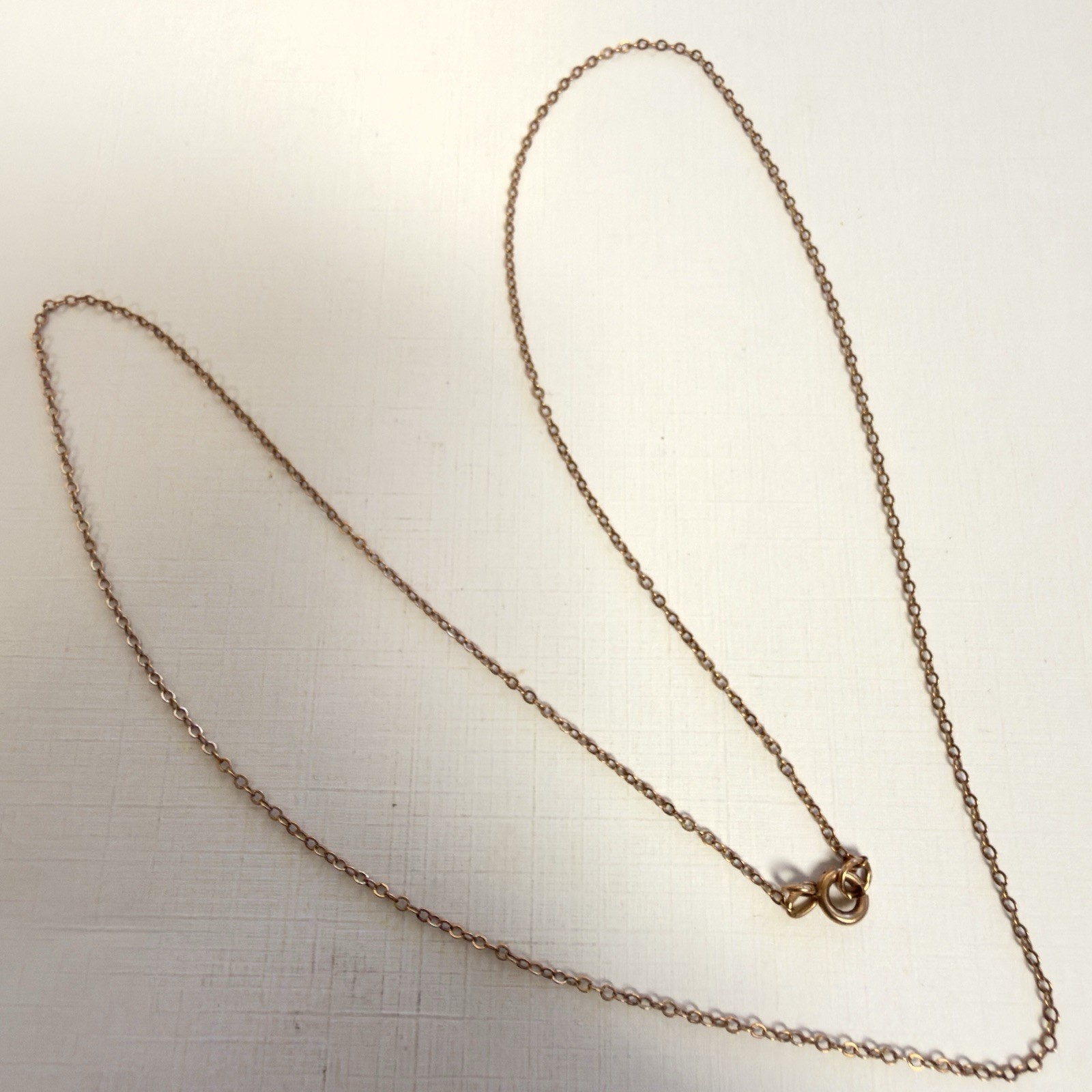14k 583 Rose Gold Chain Vintage East European USSR Era – 22.5″ – 57 cm- #1981