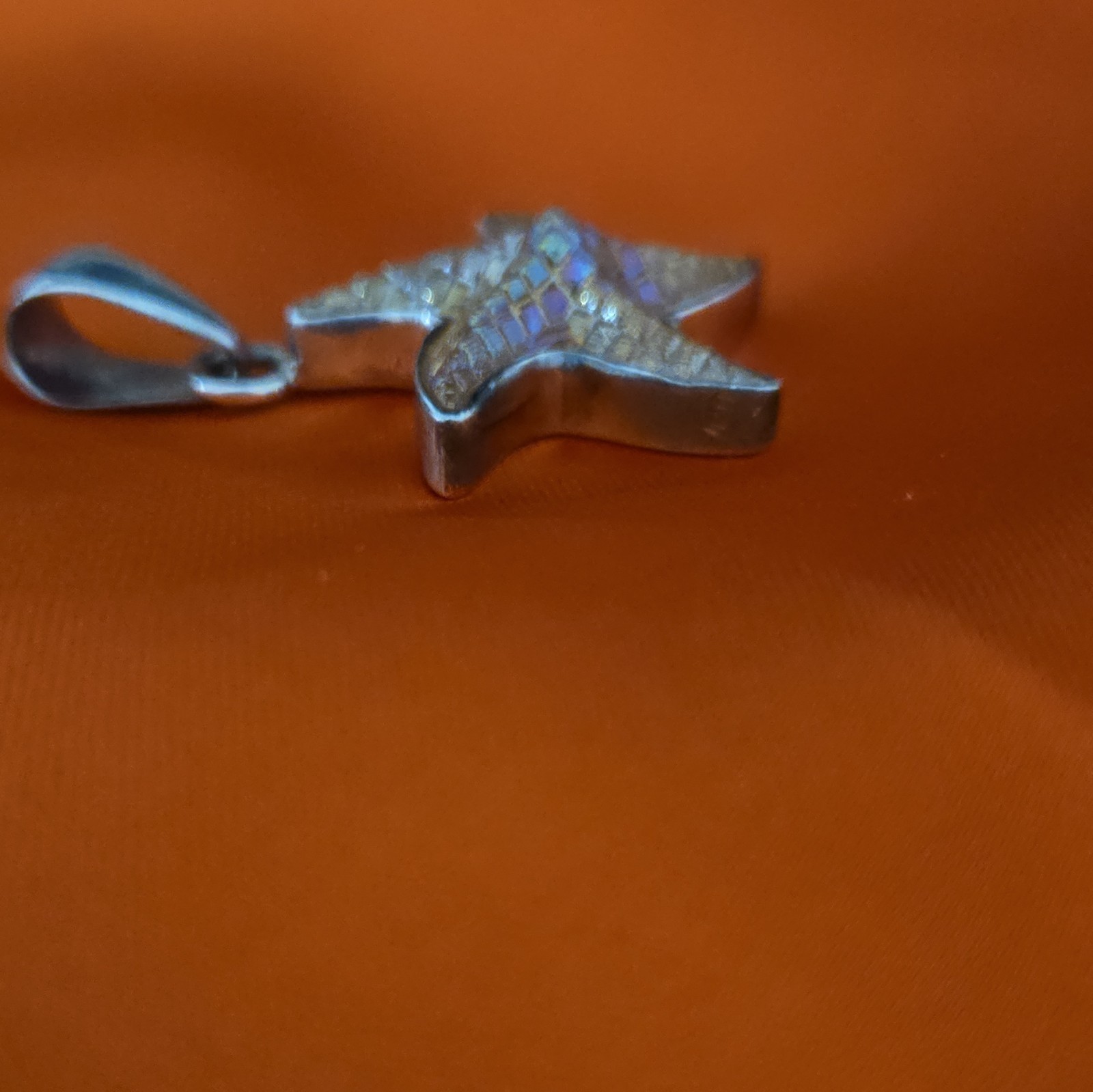 Charles Albert Silver Starfish Nature Animals Pendant Charm Necklace