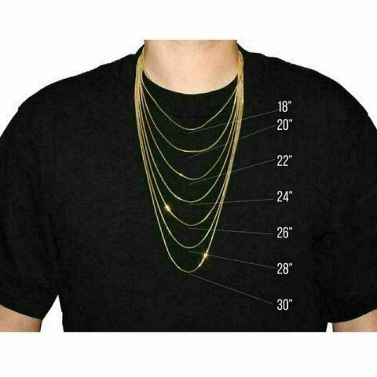 18K Solid Gold Hollow Rope Chain Necklace Men Women – Genuine 18k Gold