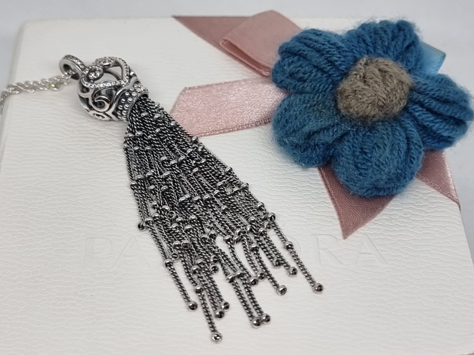 NEW Genuine Pandora Spring 2018 Enchanted Tassel Pendant Necklace 70cm 💕 BOXED