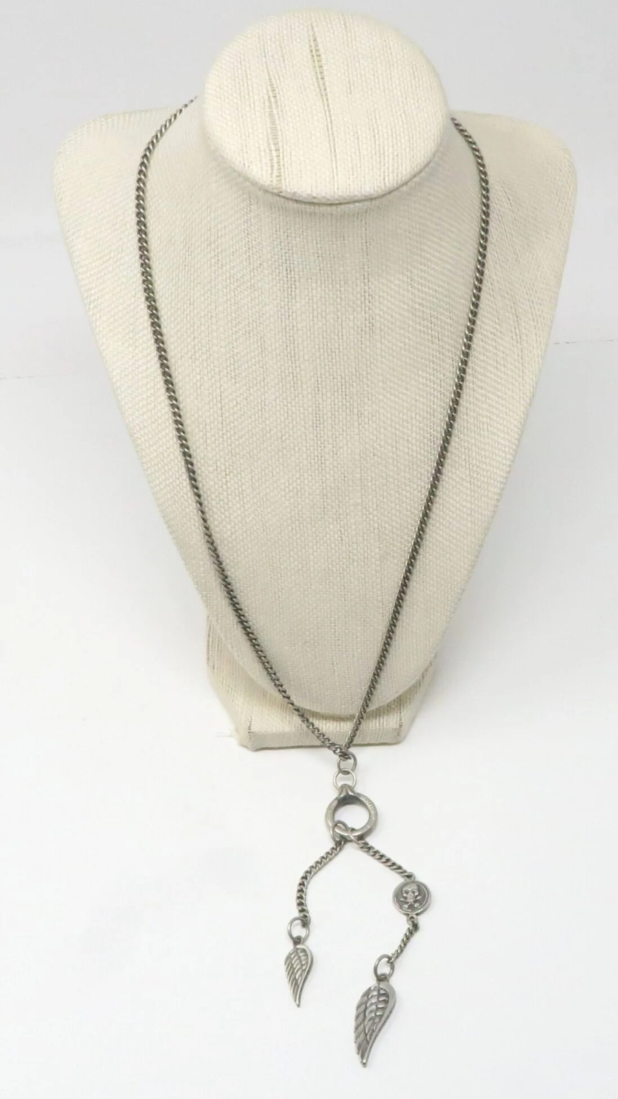 King & Queen Baby Sterling Silver Necklace 23.5″ 40.8g .925 29986