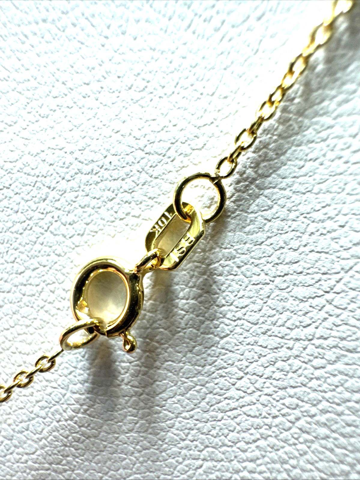 Real 10K Yellow Gold 18” Cable Chain Necklace 1mm Dainty Italy Solid Gold New