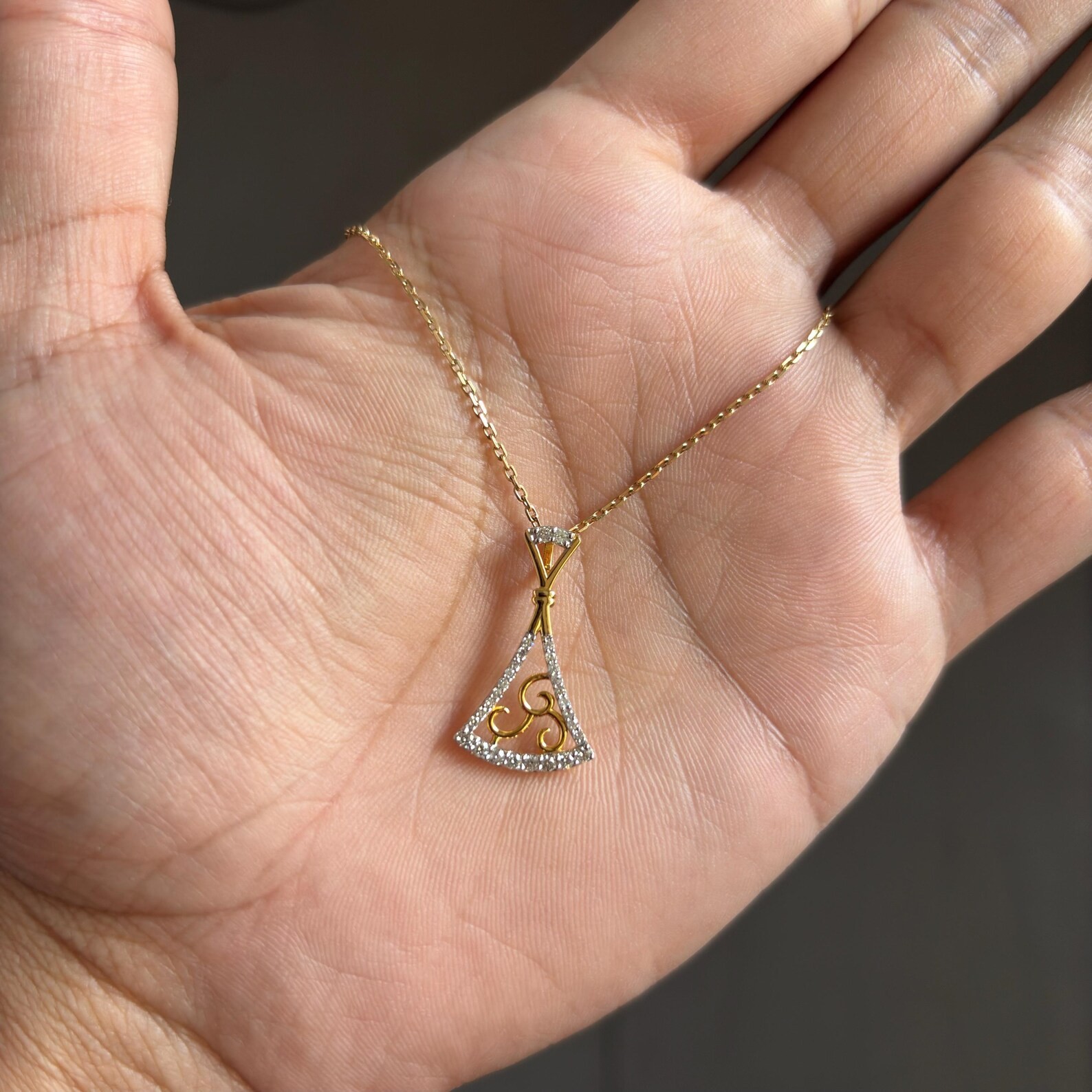 1ct Moissanite Pendant Dainty 925 Sterling Silver Minimalist Necklace Jewelry