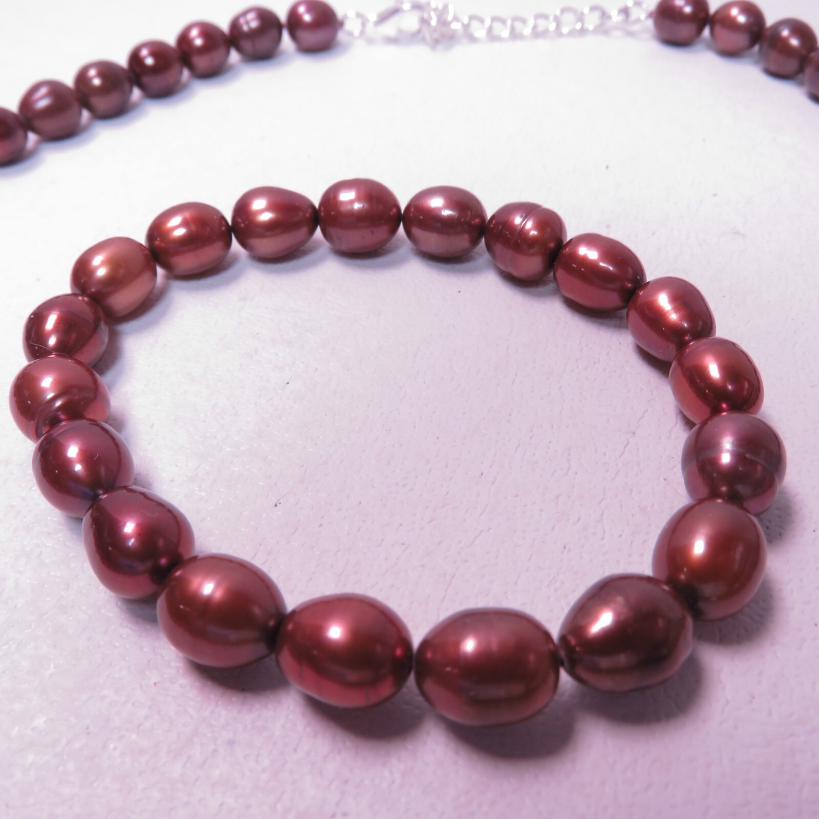 HONORA Bronze Pearl 925 Sterling Silver Necklace Bracelet