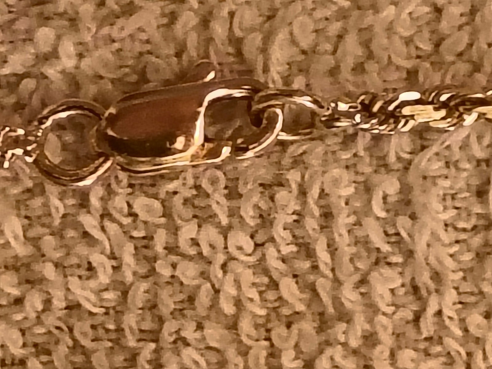 14k Yellow Gold COMBO Jesus Cross Anchor Mariners Pendant & 14k bar link chain