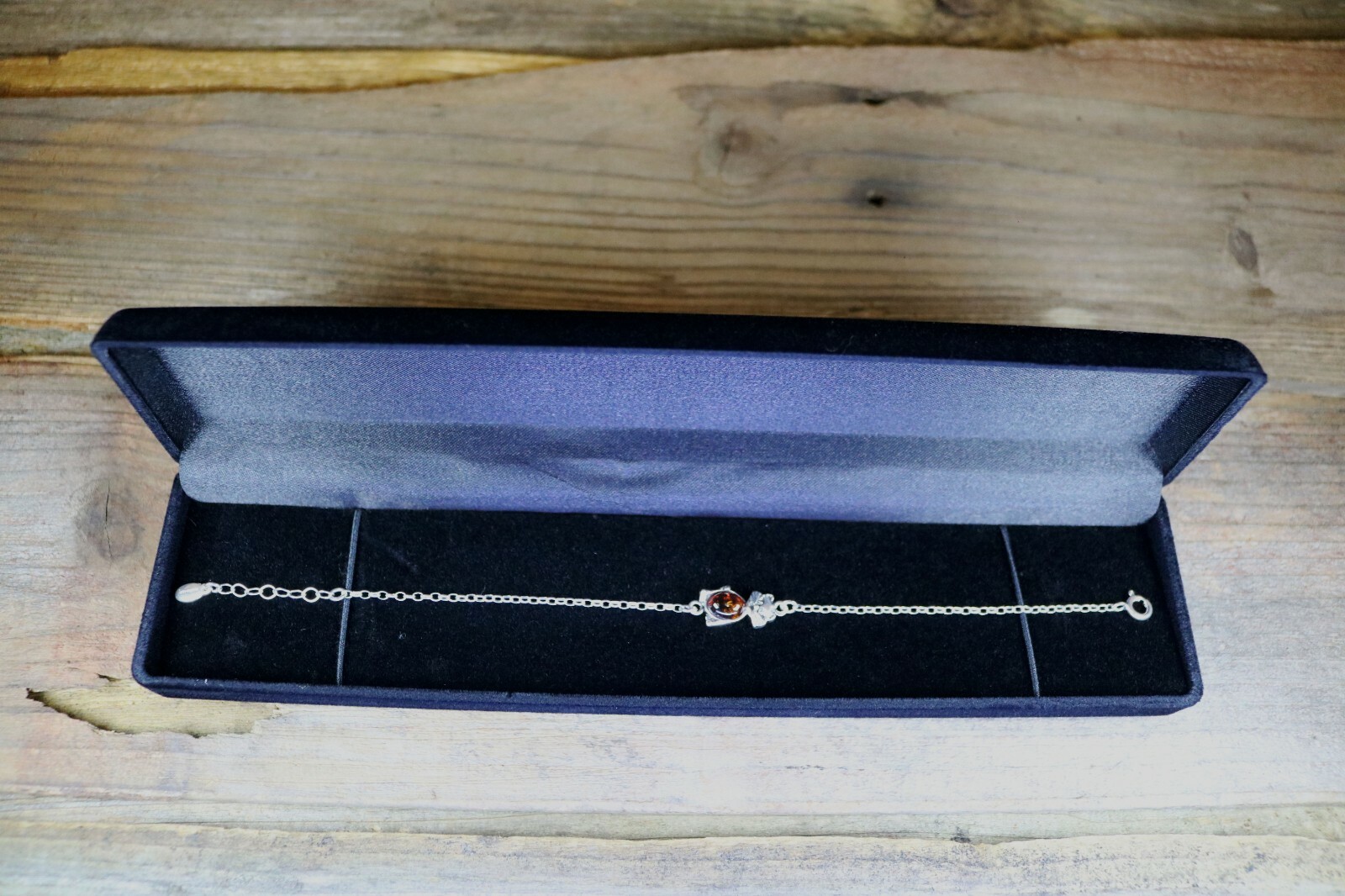925 Silver Amber Cat Bracelets UK Seller