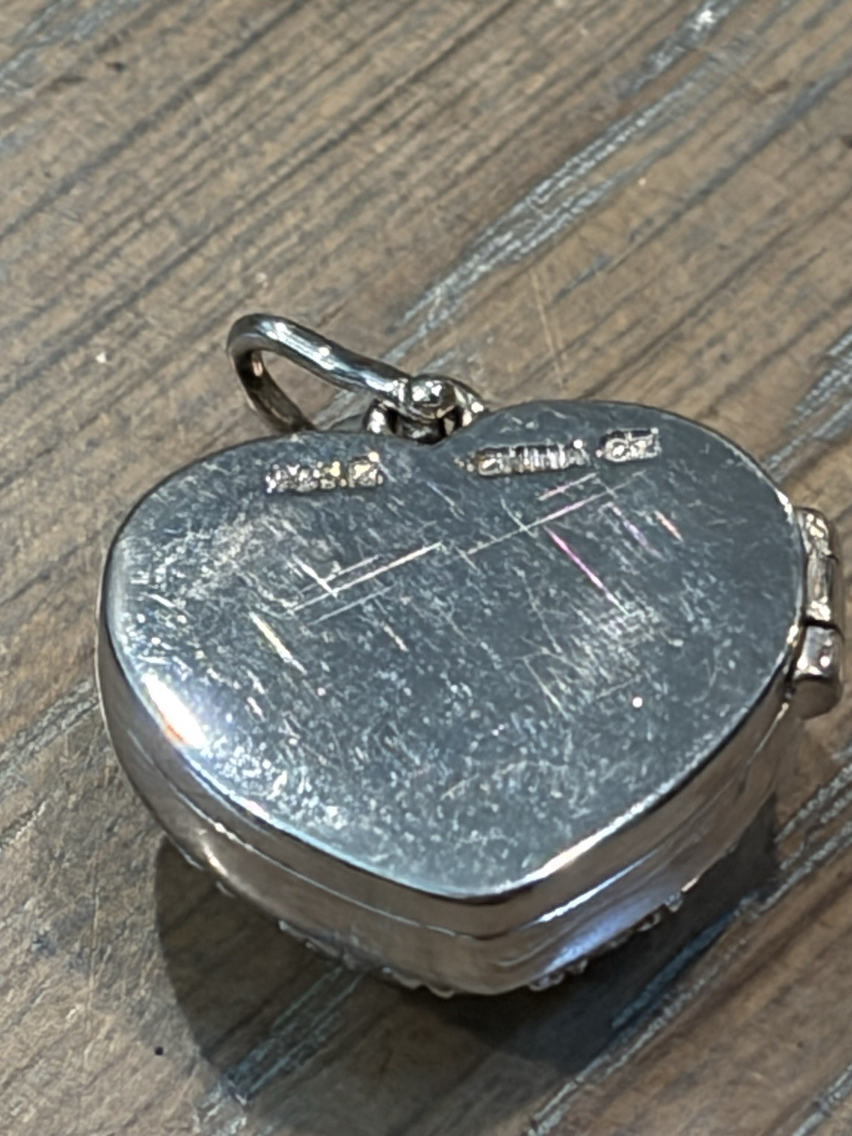 Heart Locket – Sterling Silver Pave CZ Pendant