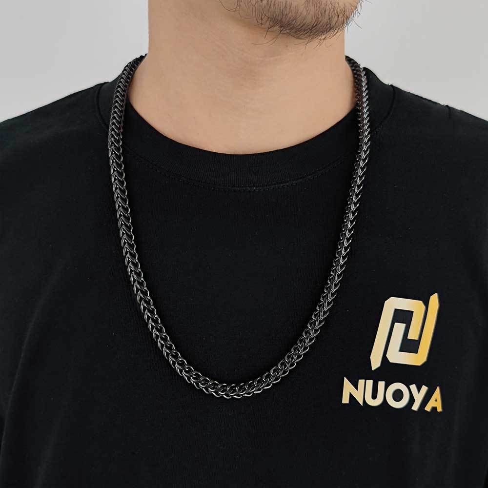 6mm 316L Stainless Steel Cuban Link Chain Hip Hop Men Bracelet Daily Jewelry