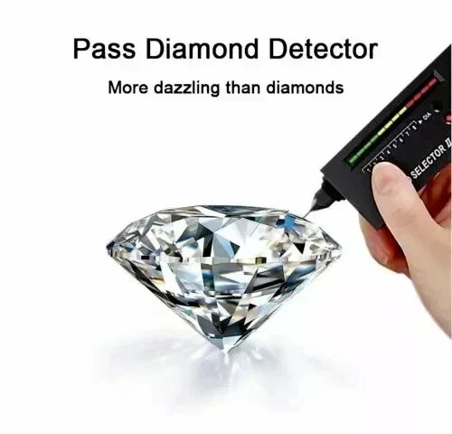 2.50 Ct Round Cut Real Moissanite Cluster Women’s Pendant 14K White Gold Plated