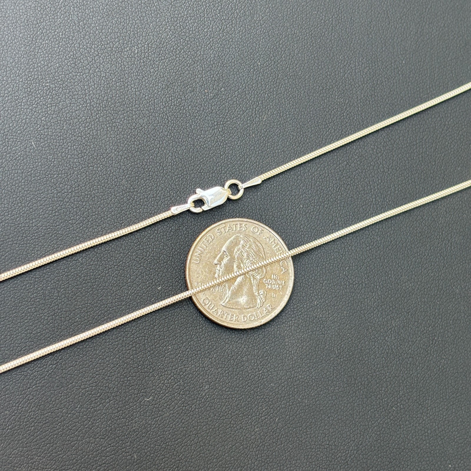 1.5mm Snake Chain Necklace – Real Solid 925 Sterling Silver Or 14k Gold Vermeil