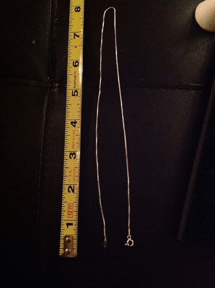 Sterling Silver 16″ Necklace B40