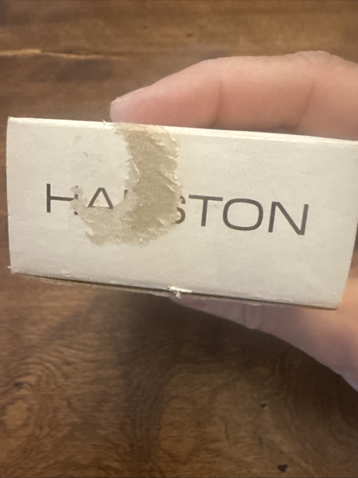 HALSTON Bottle For Perfume Necklace Marked Sterling Original Box