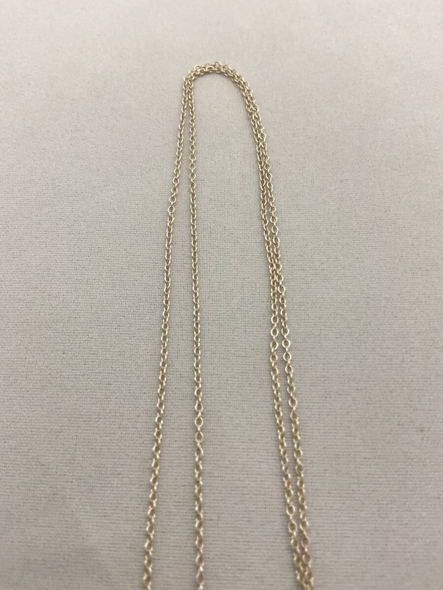 Authentic TIFFANY & Co Loving Heart Pendant Necklace Silver 925 Charm 17.3 in