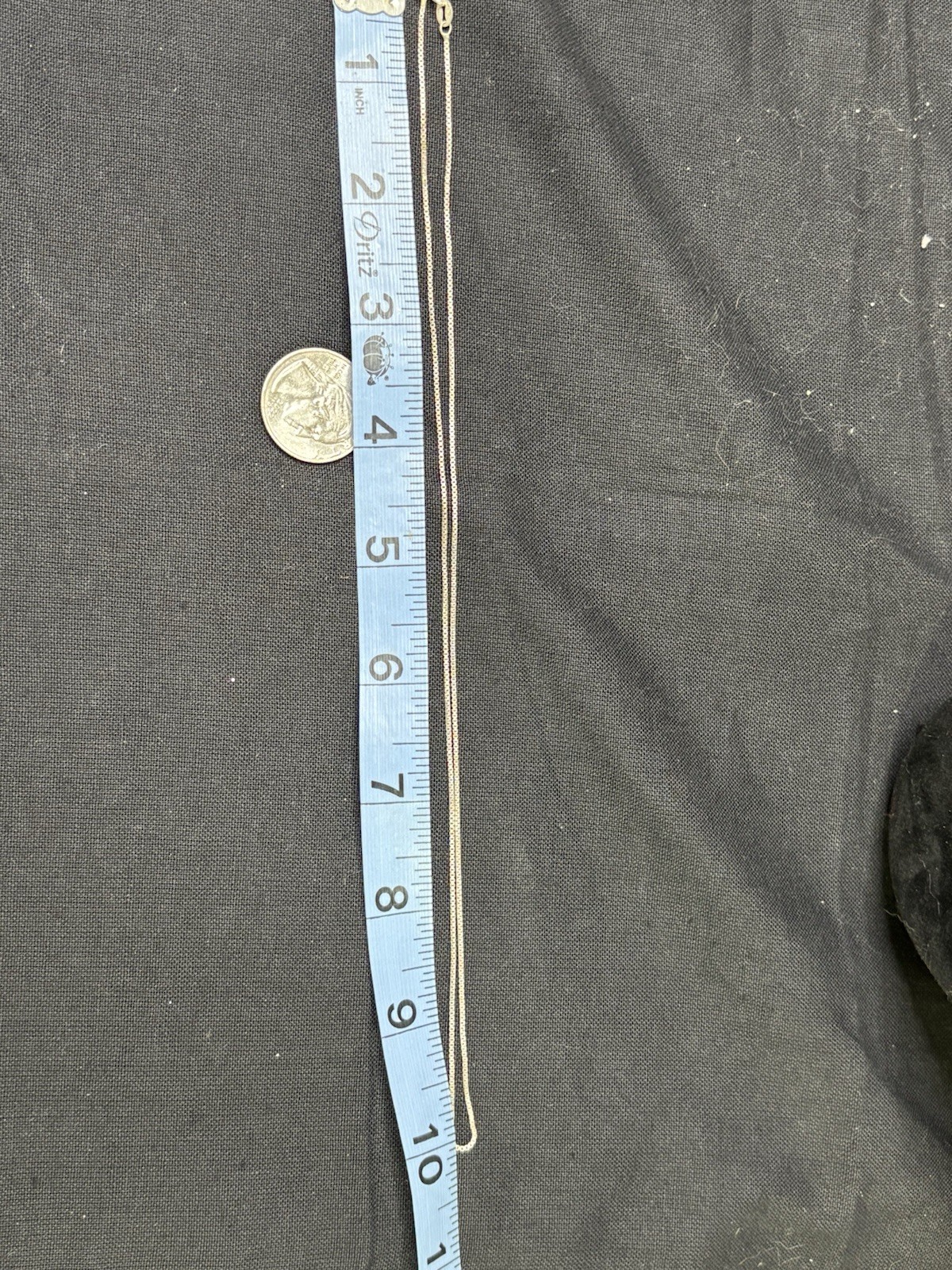 925 Sterling Silver Box Chain Made In Italy 18 In Long