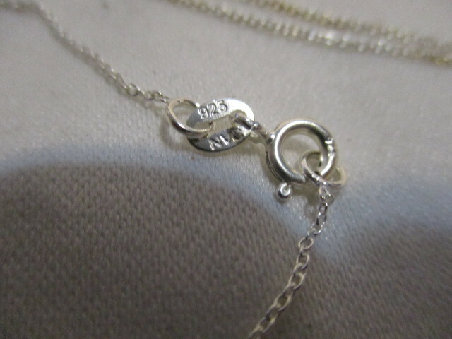 AVON Sterling Silver For The Love Of Animals Necklace “CAT” 19″ Long