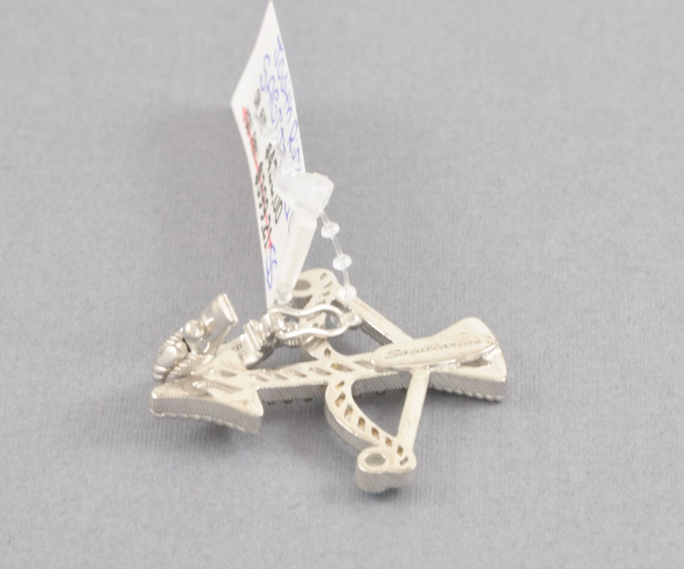 Judith Ripka Sterling Silver Gemstone Sagittarius Zodiac Enhancer
