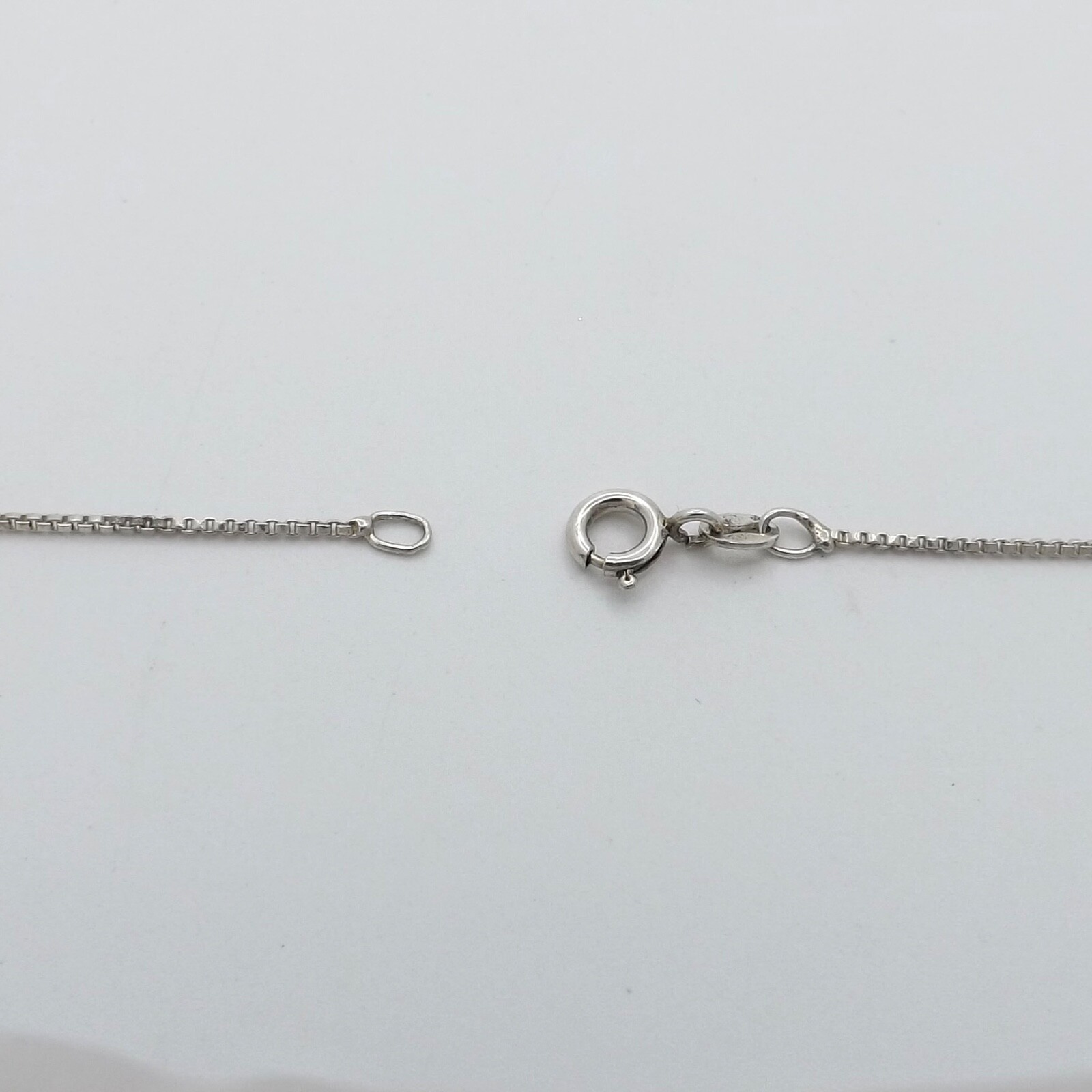 Sterling Silver Natural Diamond Infinity Figure 8 Pendant Necklace 23in