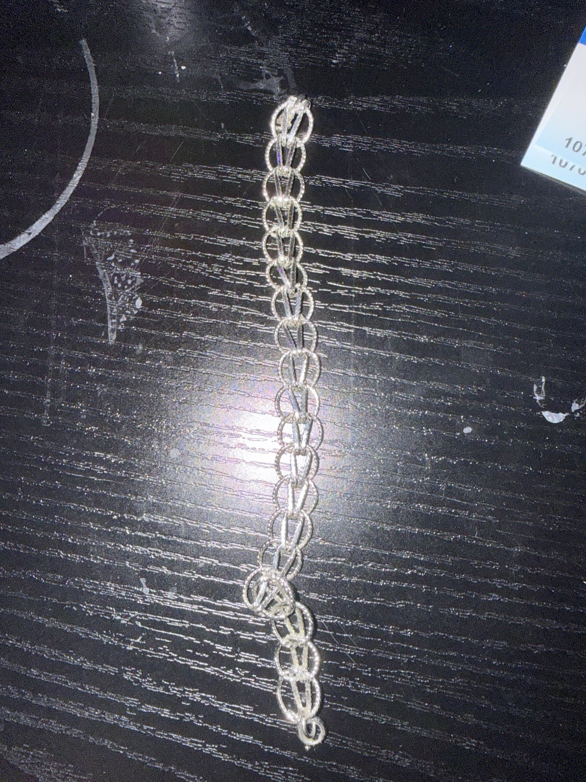 925 Sterling Silver and 10K 1/20 Gold Filled Rope Chain Necklace 9g (bonus 925)