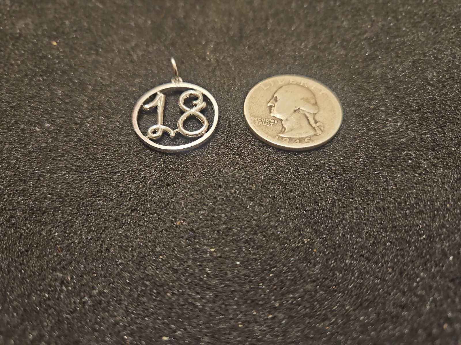 Sterling Silver 18th Birthday Pendant/Charm
