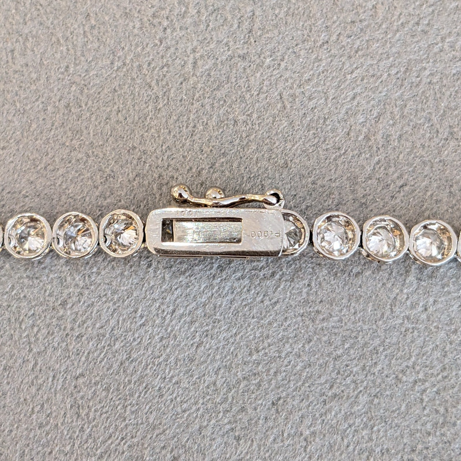 10.01 cttw Natural Diamond Graduated Tennis Necklace in Platinum – HM2816ZI