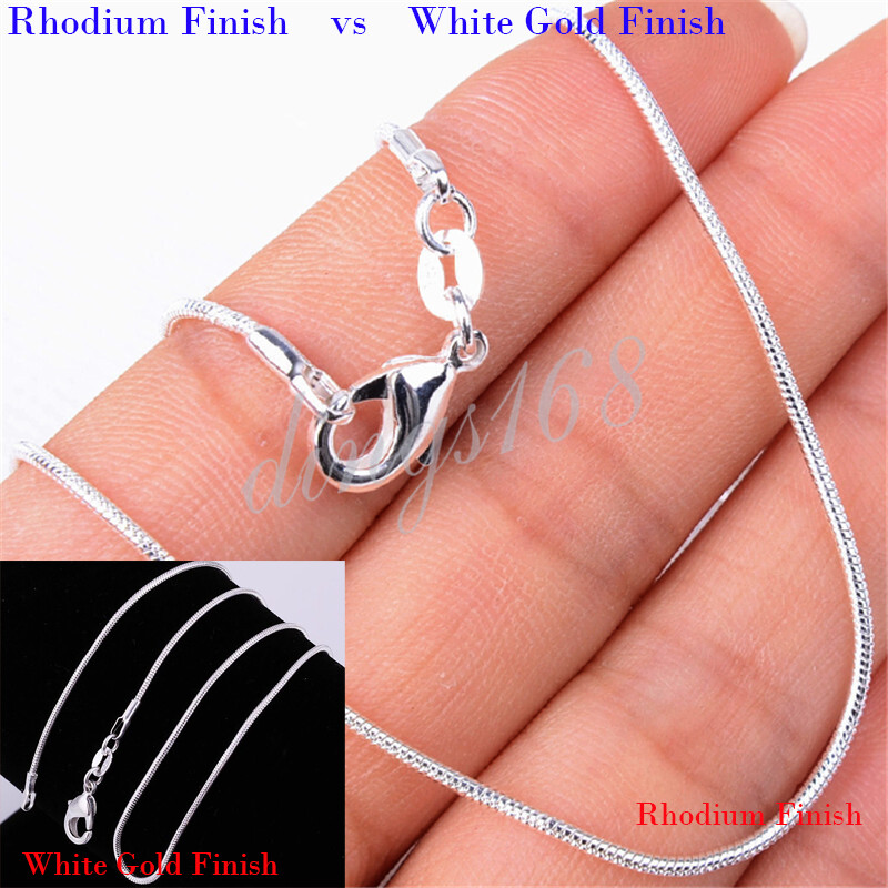 Genuine 925 Sterling Silver Italian 2mm Wide Snake Chain Necklace 16/18″/20″-38″