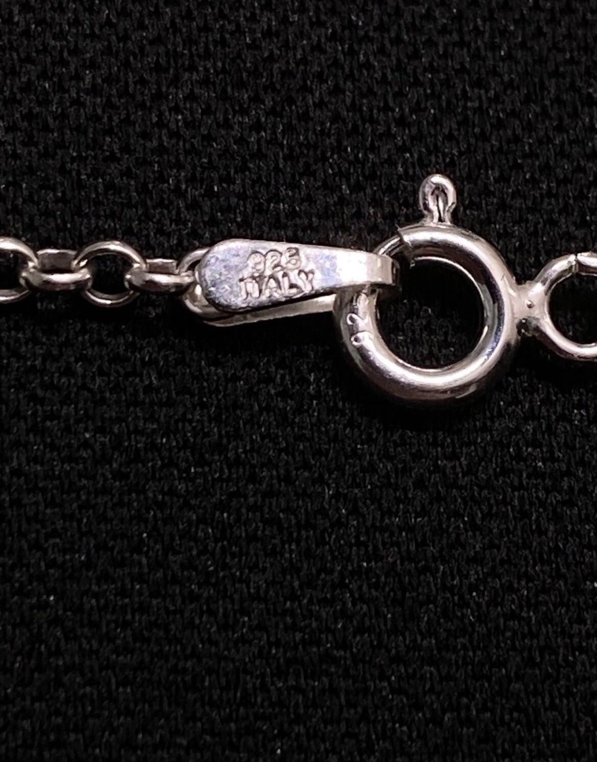 Sterling Silver St. Benedict Pendant With 18” Silver Rolo Chain